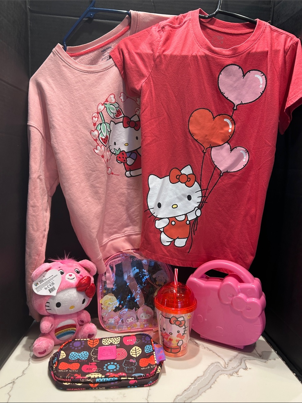 Sanrio BUNDLE Hello Kitty Cute Multi Items BUNDLE BONANZA of 7 items